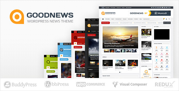 Goodnews v5.9 – Responsive WordPress NewsMagazine