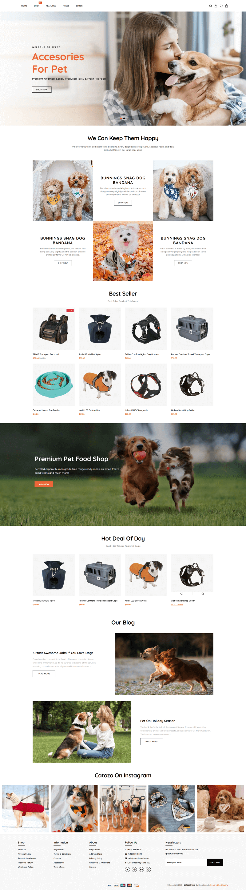 SPCAT 1.6 - Pets Shop Responsive Shopify Theme