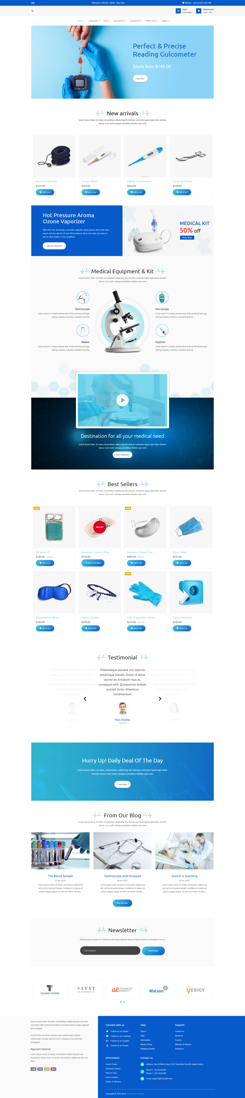 SPCOVI - Medical Supplies and Drugstore, Medical Equipment eCommerce Store