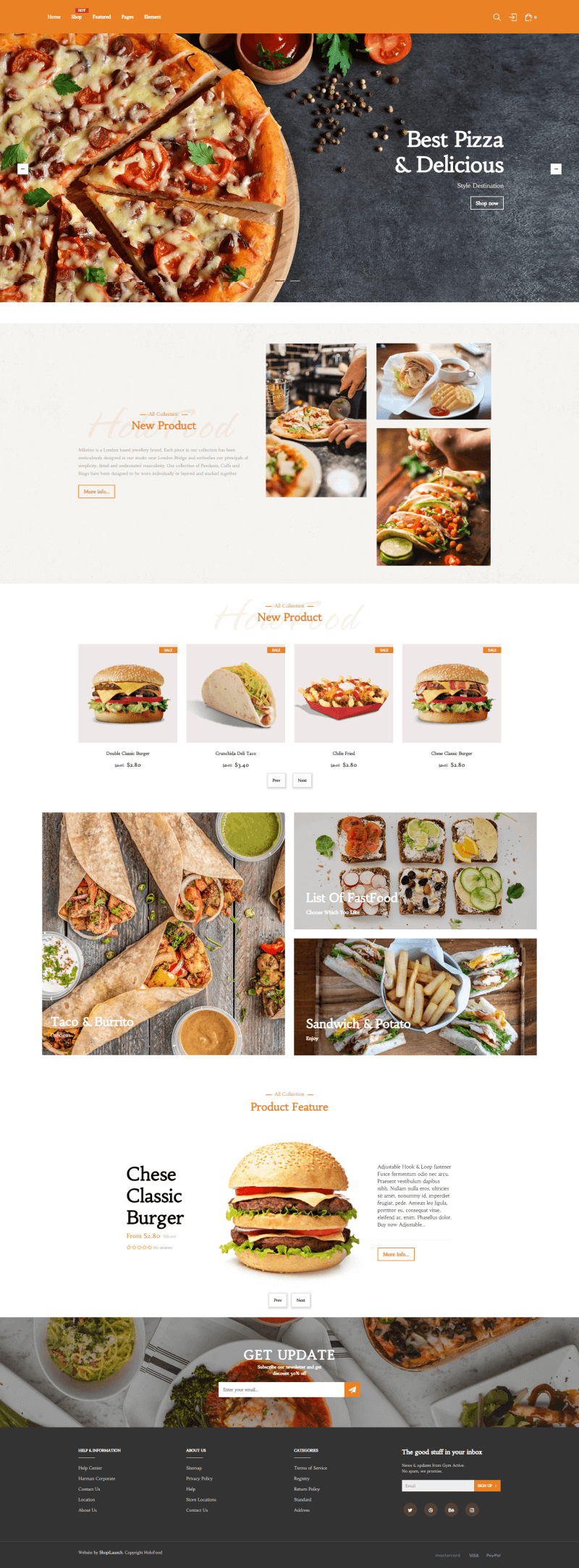 SPFOO - Fast Food & Restaurant Shopify Theme
