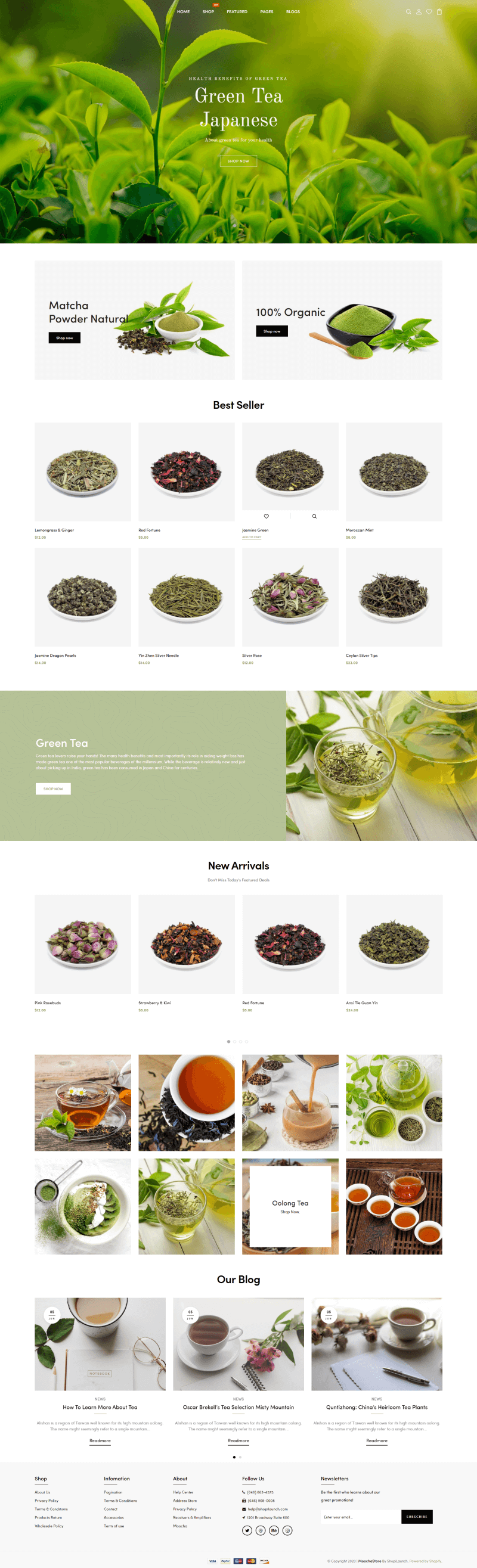 SPMOO - Tea Shop & Organic Store Responsive Shopify Theme